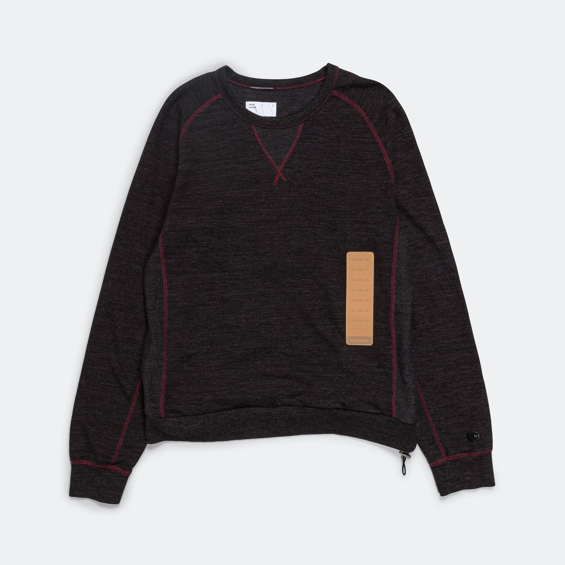 Eco Size Tag Crewneck Sweatshirt - Medium