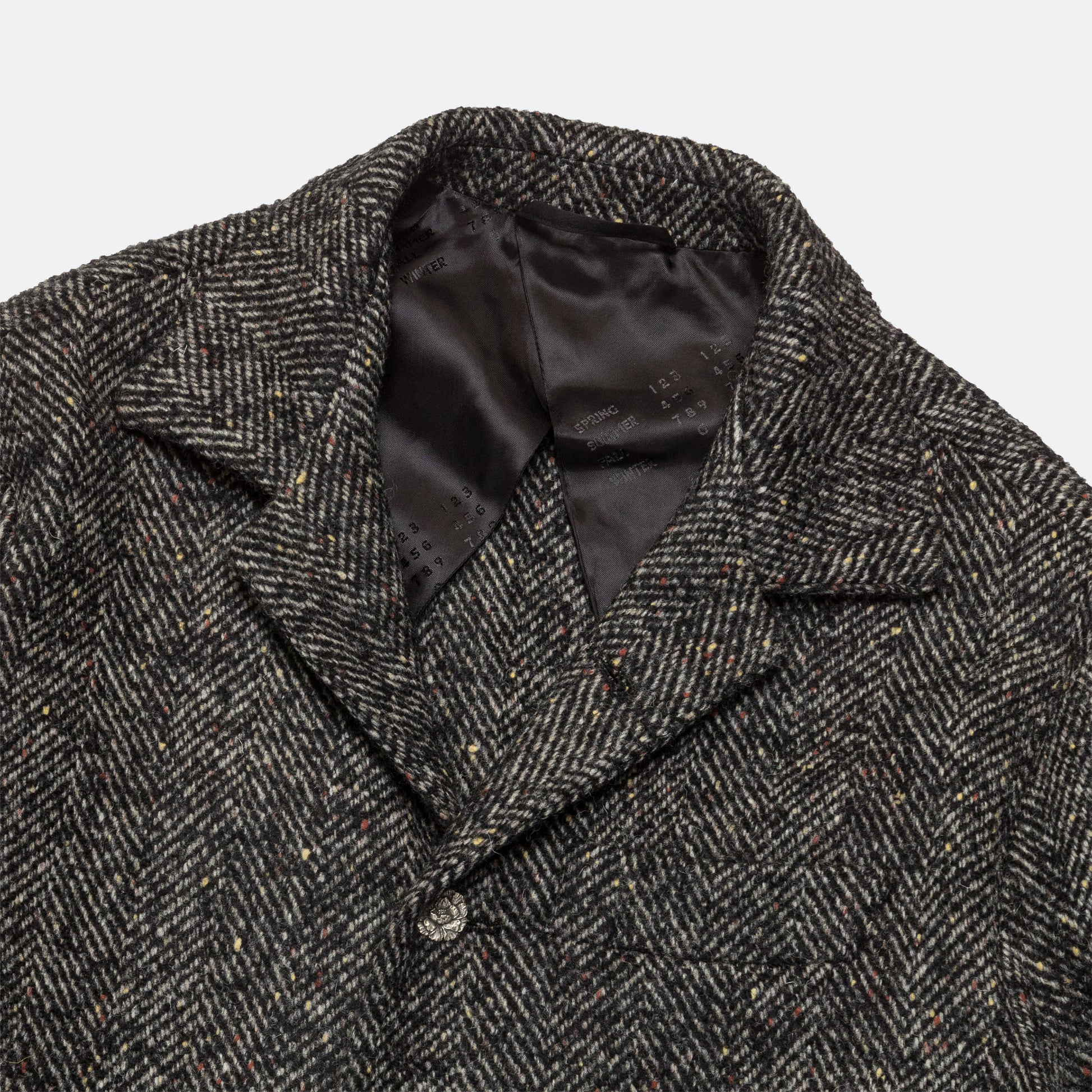 L/S Shirt Blazer - Bottonato Herringbone Tweed