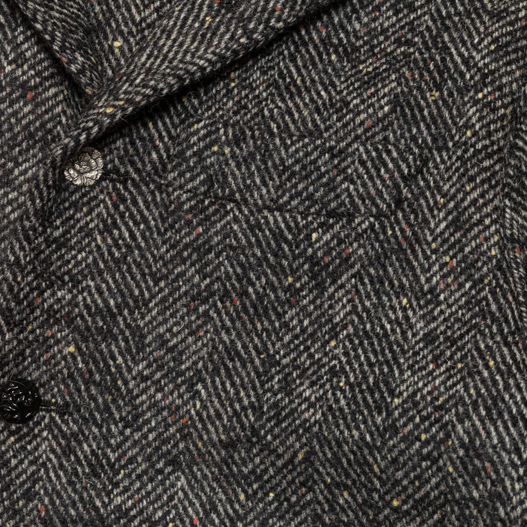 L/S Shirt Blazer - Bottonato Herringbone Tweed