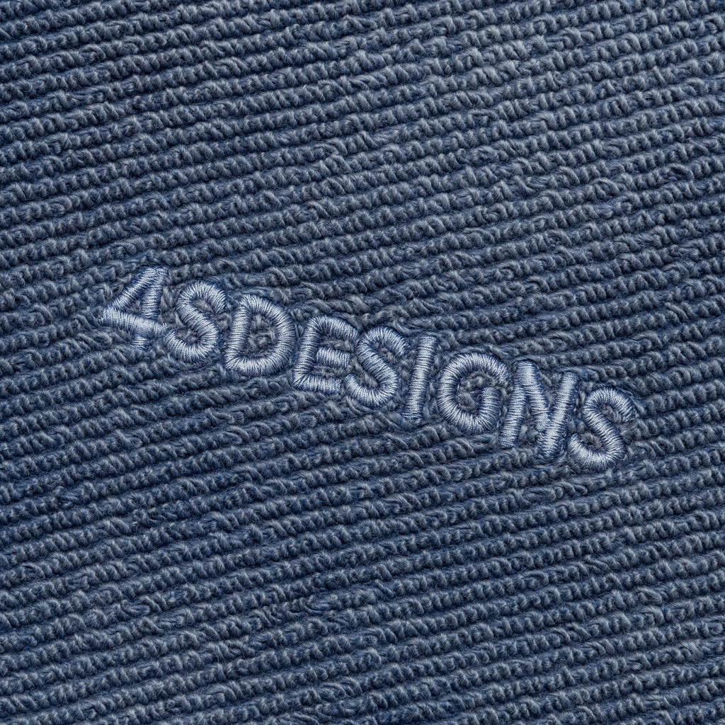 Reverse Fleece Crewneck - Blue Artisinal Tie-Dye