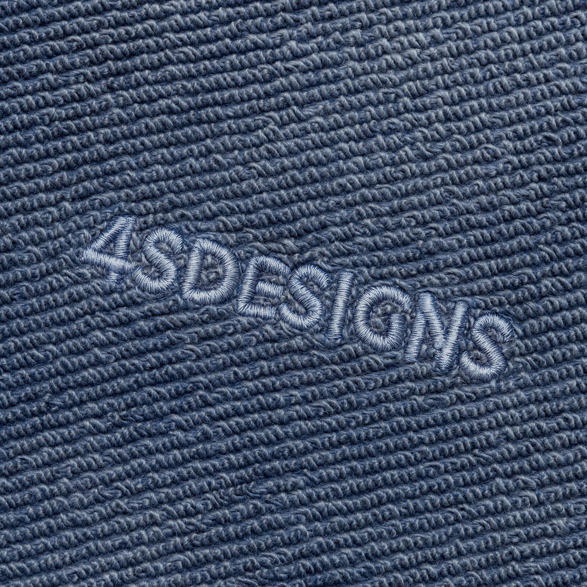 Reverse Fleece Crewneck - Blue Artisinal Tie-Dye