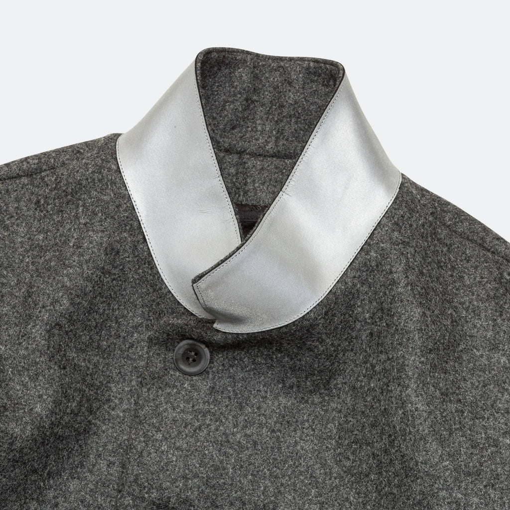 Spencer Blazer - Heather Grey Melton Wool