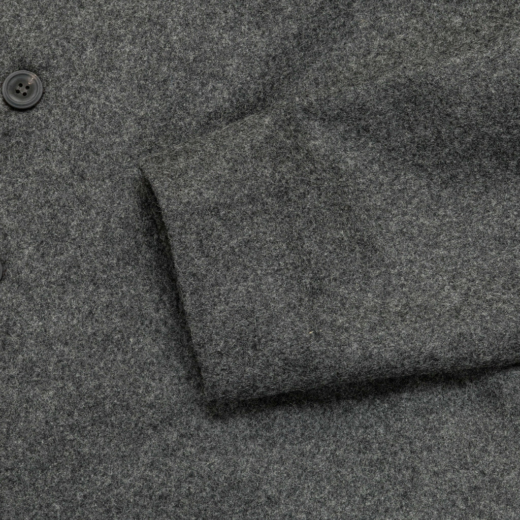 Spencer Blazer - Heather Grey Melton Wool