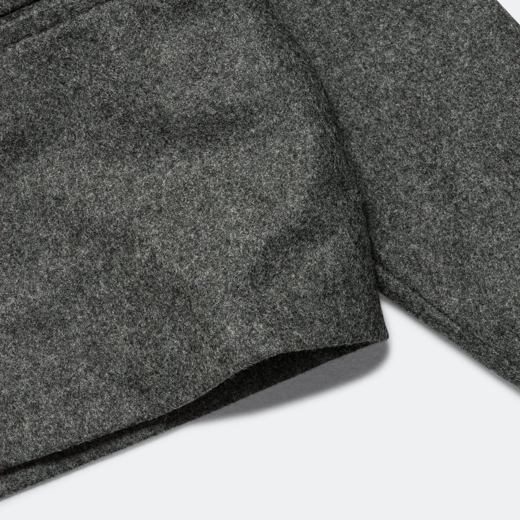 Spencer Blazer - Heather Grey Melton Wool