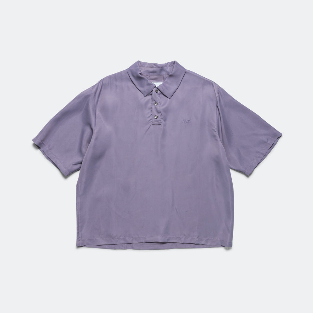 S/S Woven Polo - Purple 4oz Curpro