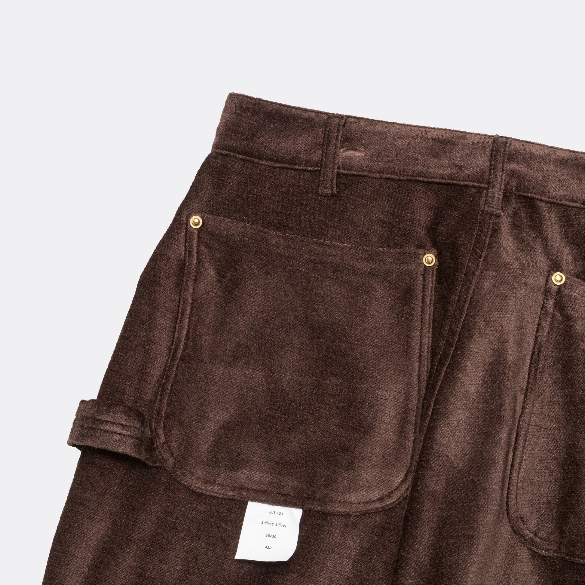 Utility Pant - Brown Twill Chenille