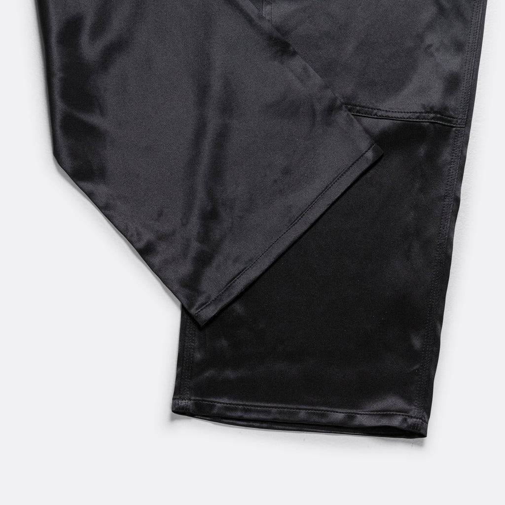 W Utility Pant - Black All Silk Sateen