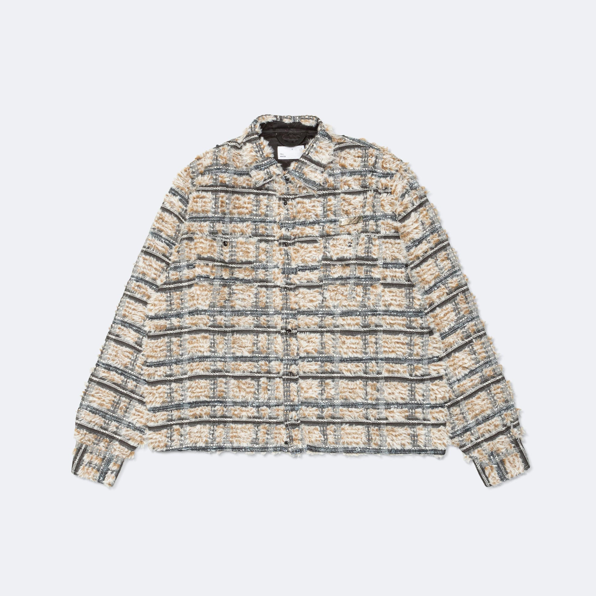Work Shirt - Grey/Black Tournier Fantasie Tweed