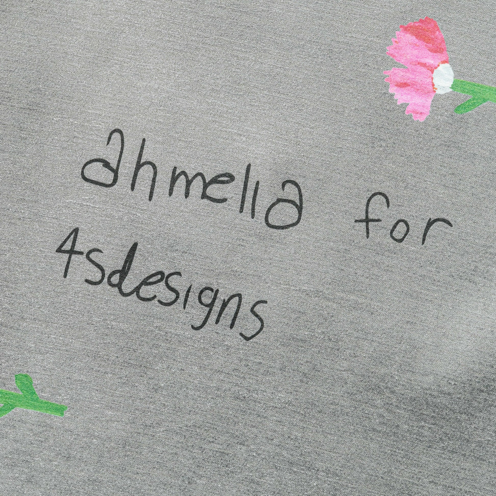 Woven T-Shirt - Grey Viscose/Silk Chenille