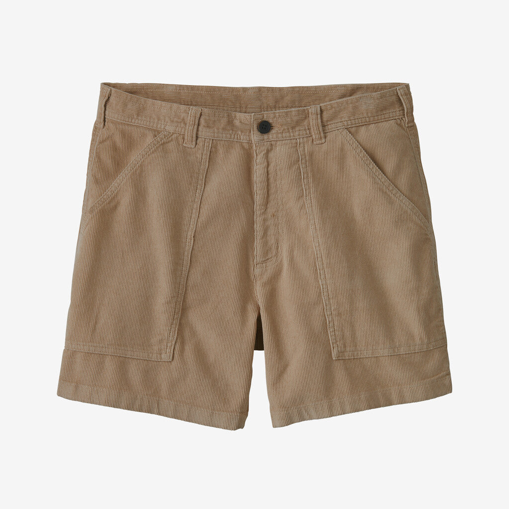 Men's Organic Cotton Cord Utility Shorts - 6" - Tan