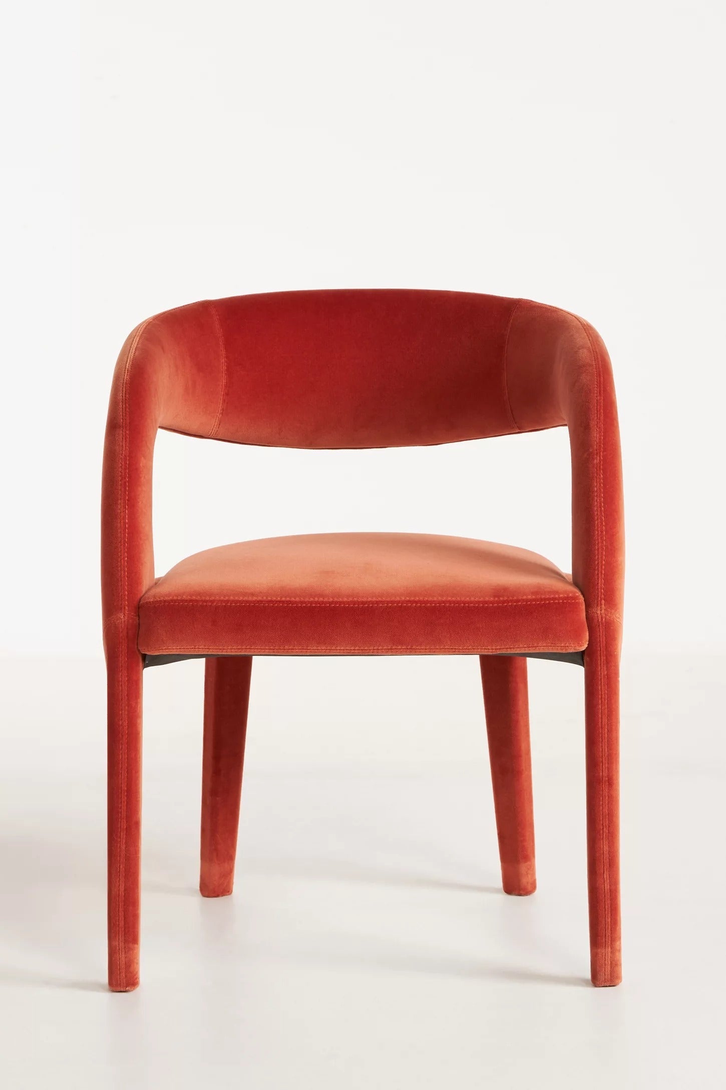 Velvet Hagen Dining Chair - Salmon