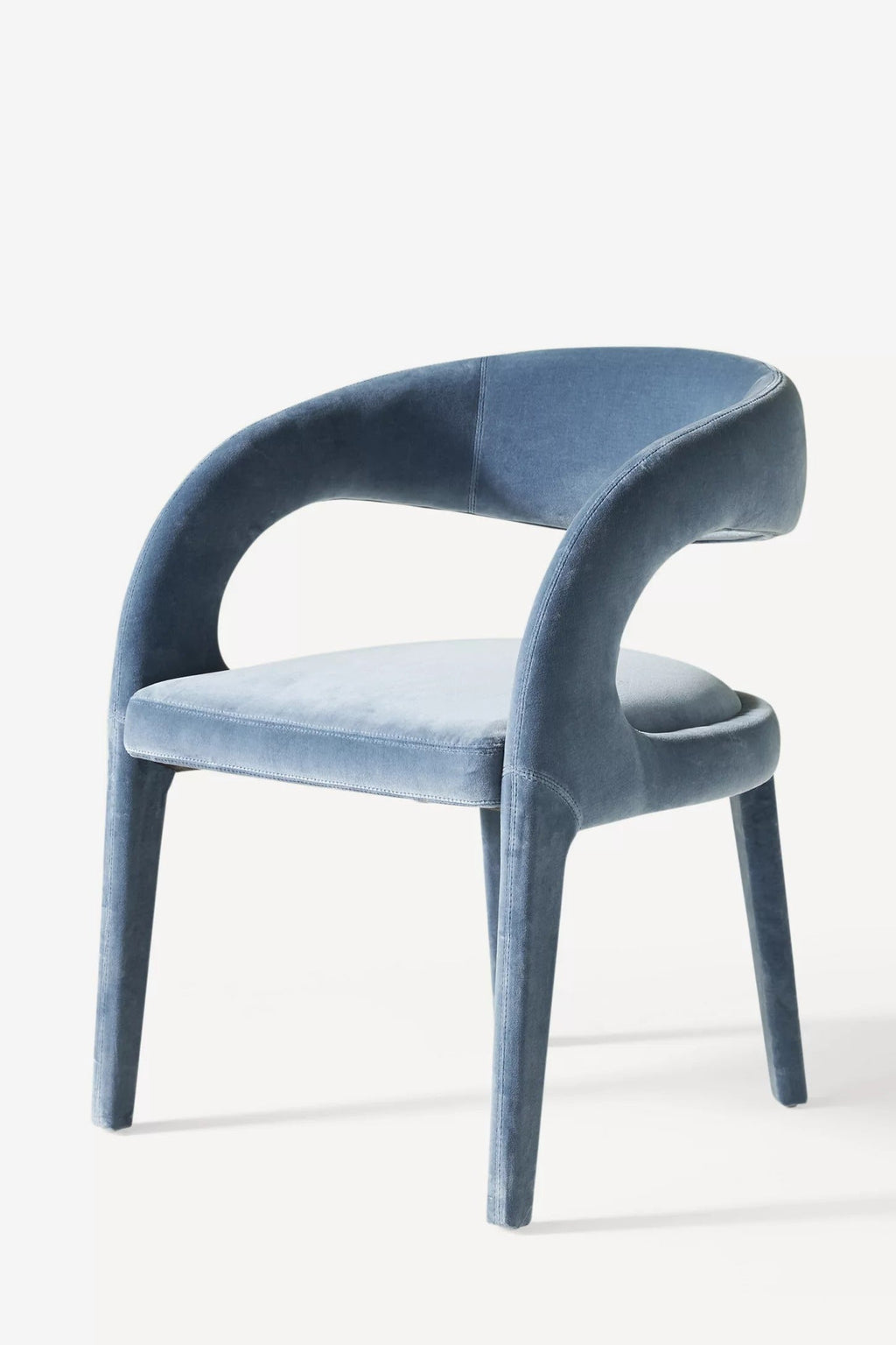 Velvet Hagen Dining Chair - Blue