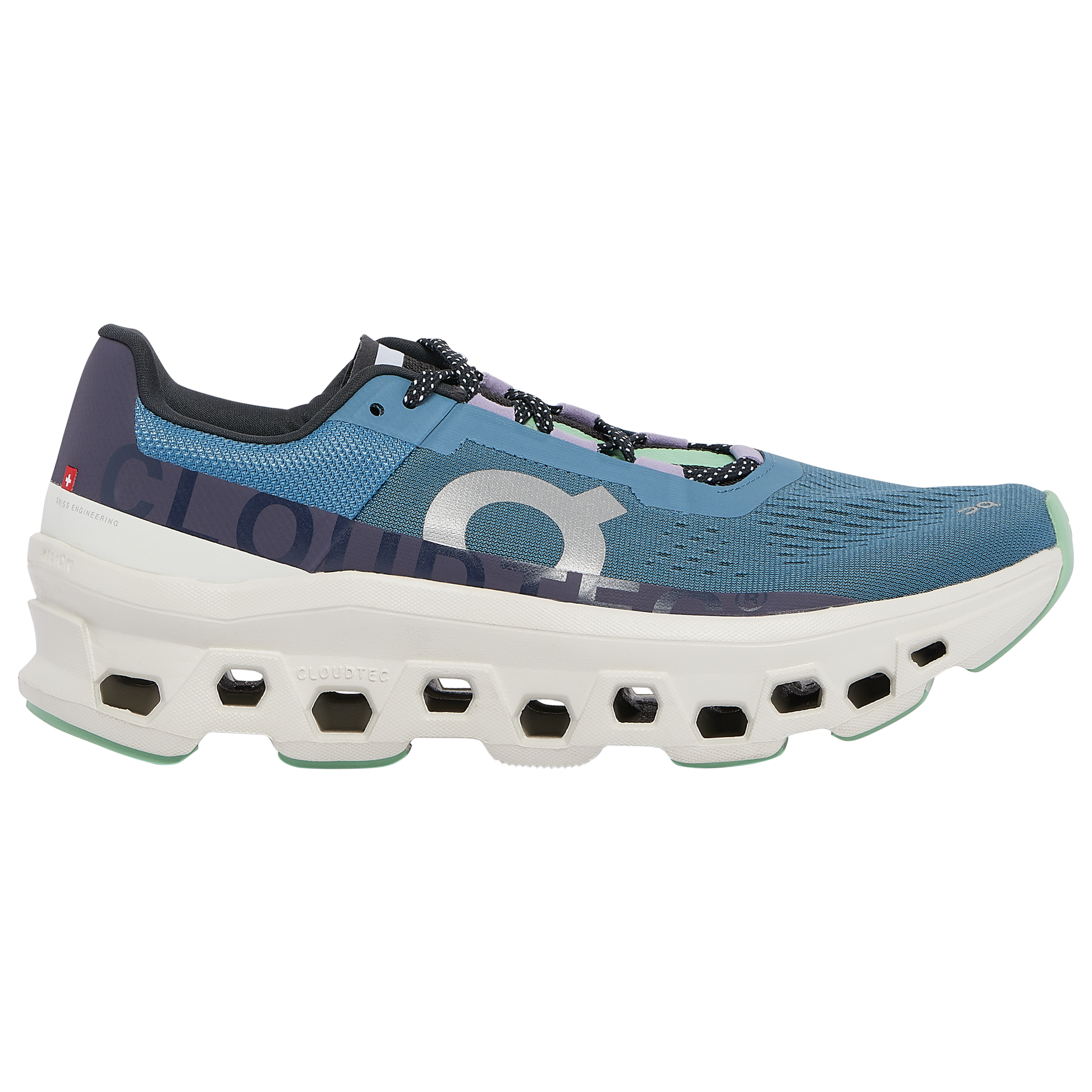 On Cloudmonster - Slate Blue