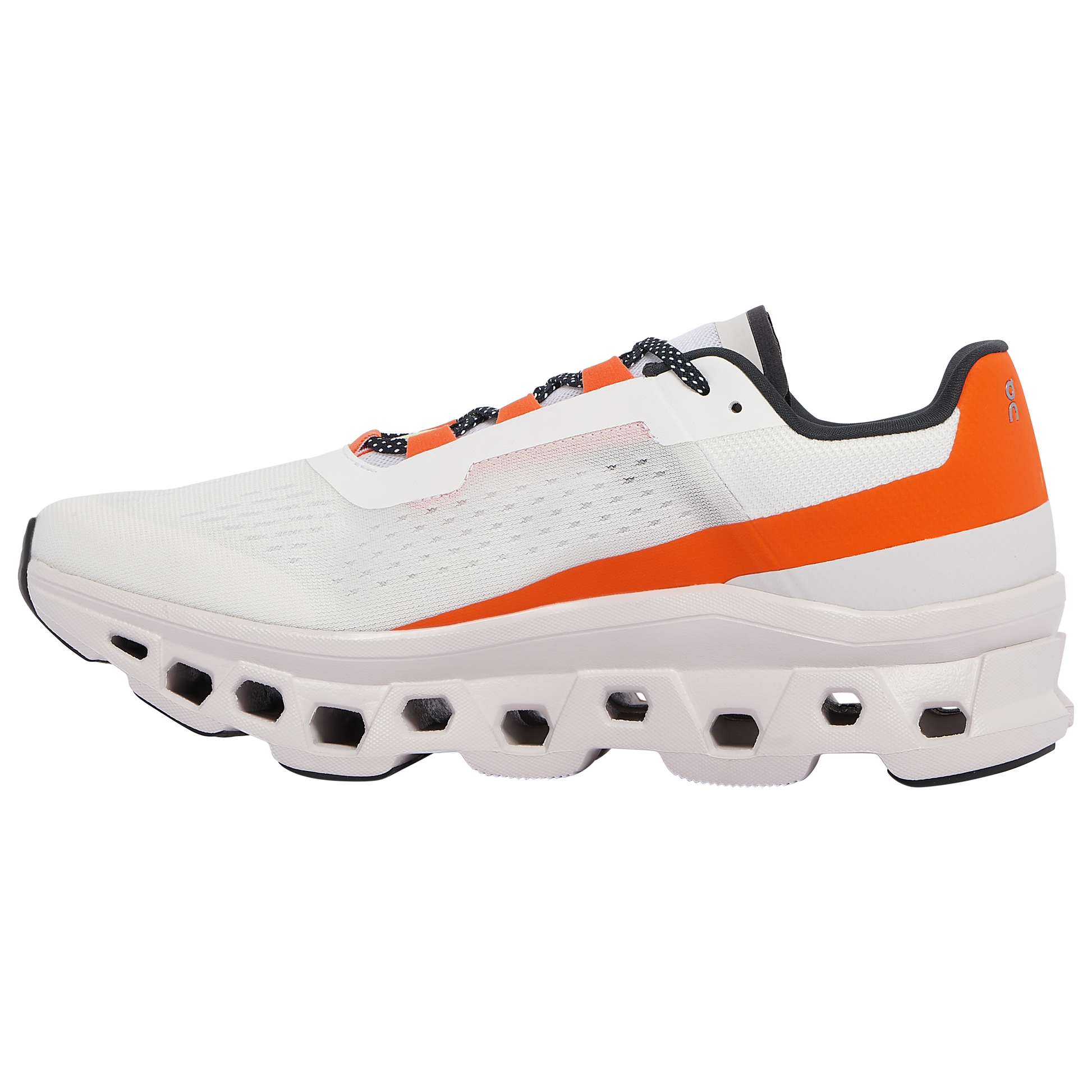 On Cloudmonster - Orange White