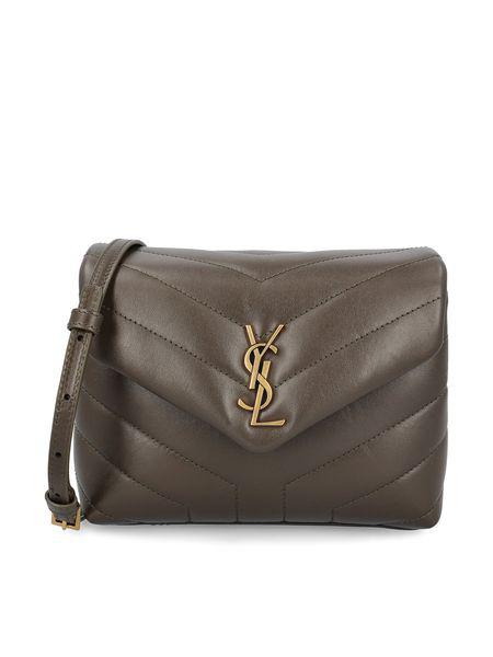 SAINT LAURENT Leather-Coloured Crossbody Handbag for Women | FW22