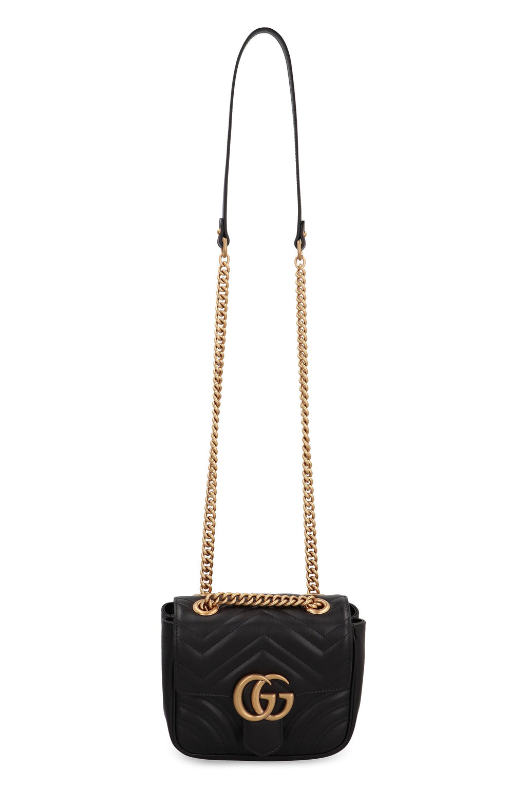 GUCCI Mini GG Marmont Shoulder Handbag - Classic Elegance