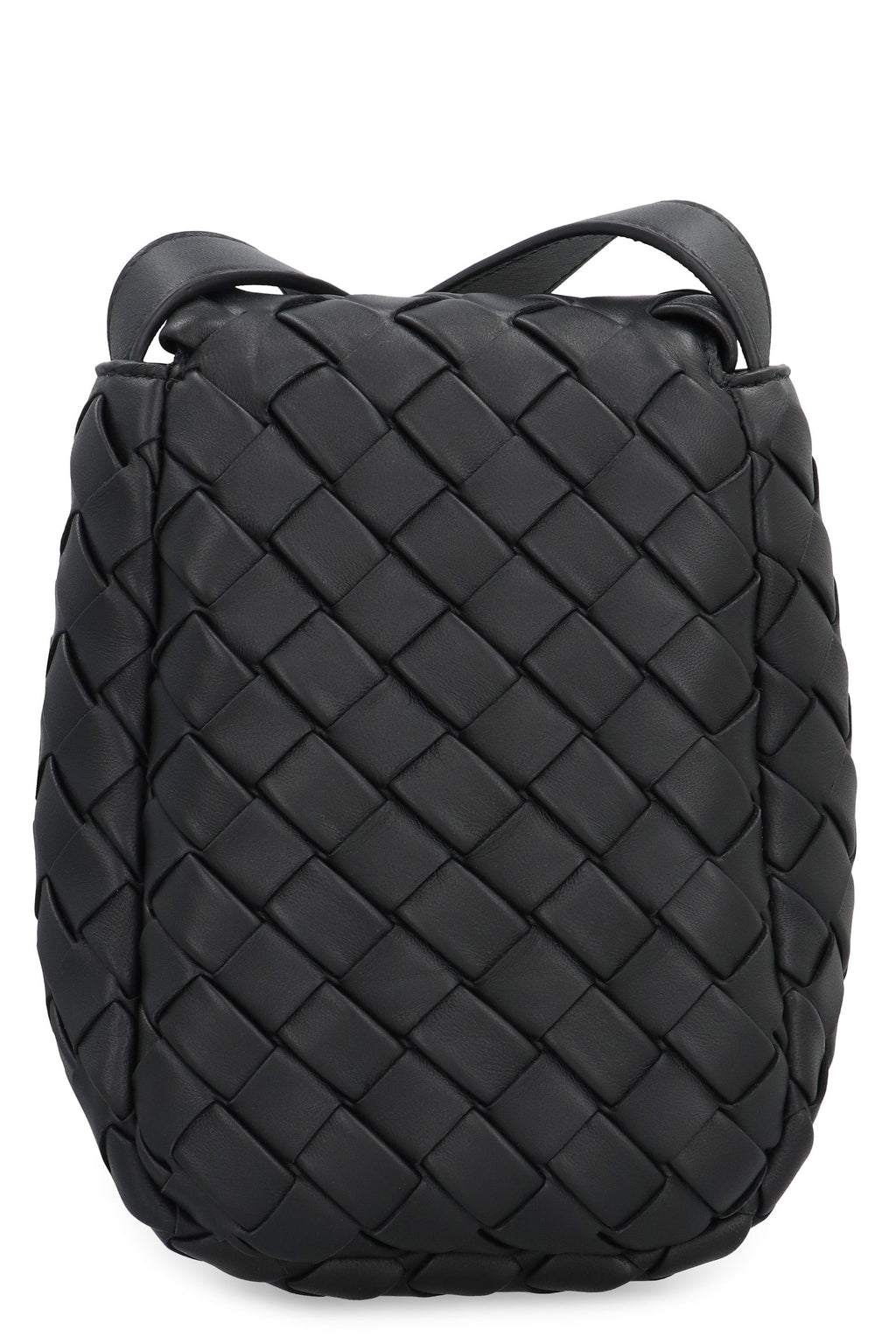 BOTTEGA VENETA Intrecciato Leather Crossbody Handbag for Men