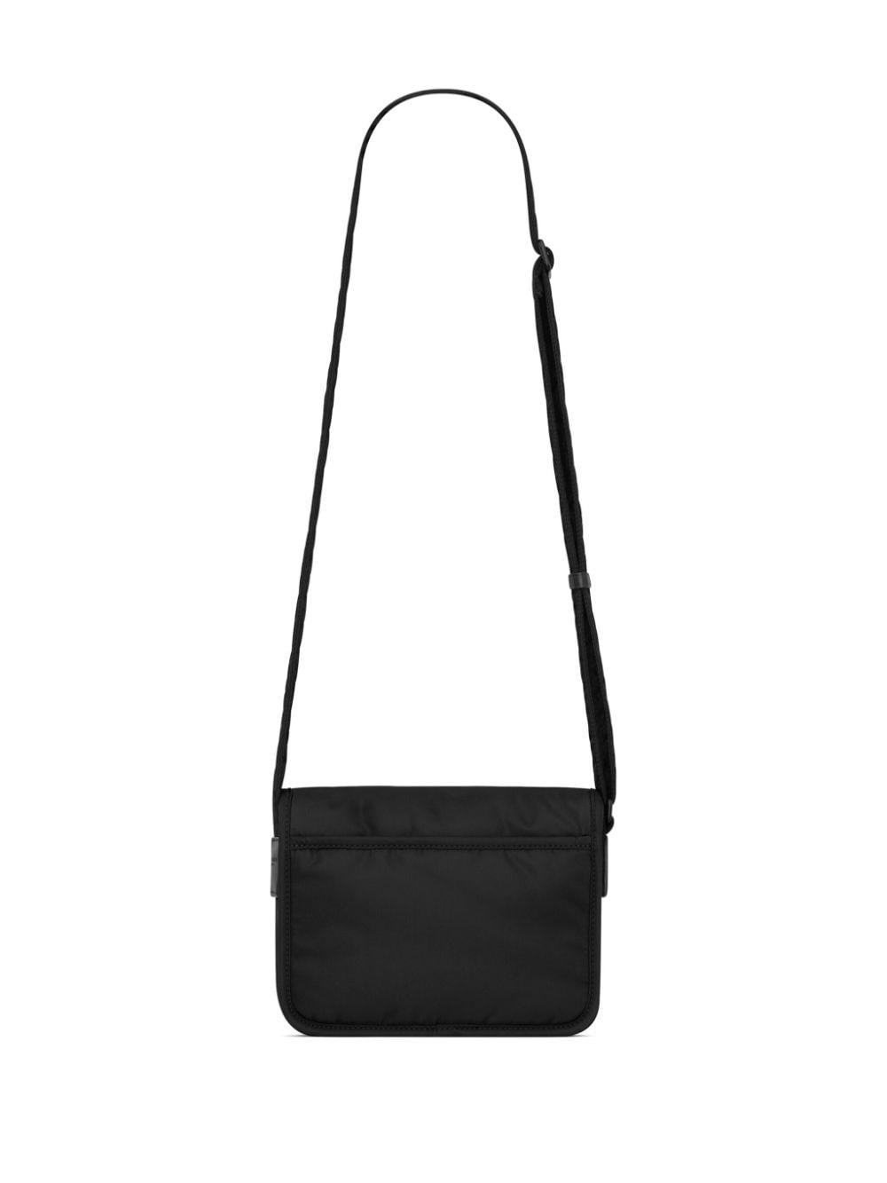 SAINT LAURENT Black Mini Niki Messenger Handbag for Men with Adjustable Strap and Multiple Pockets