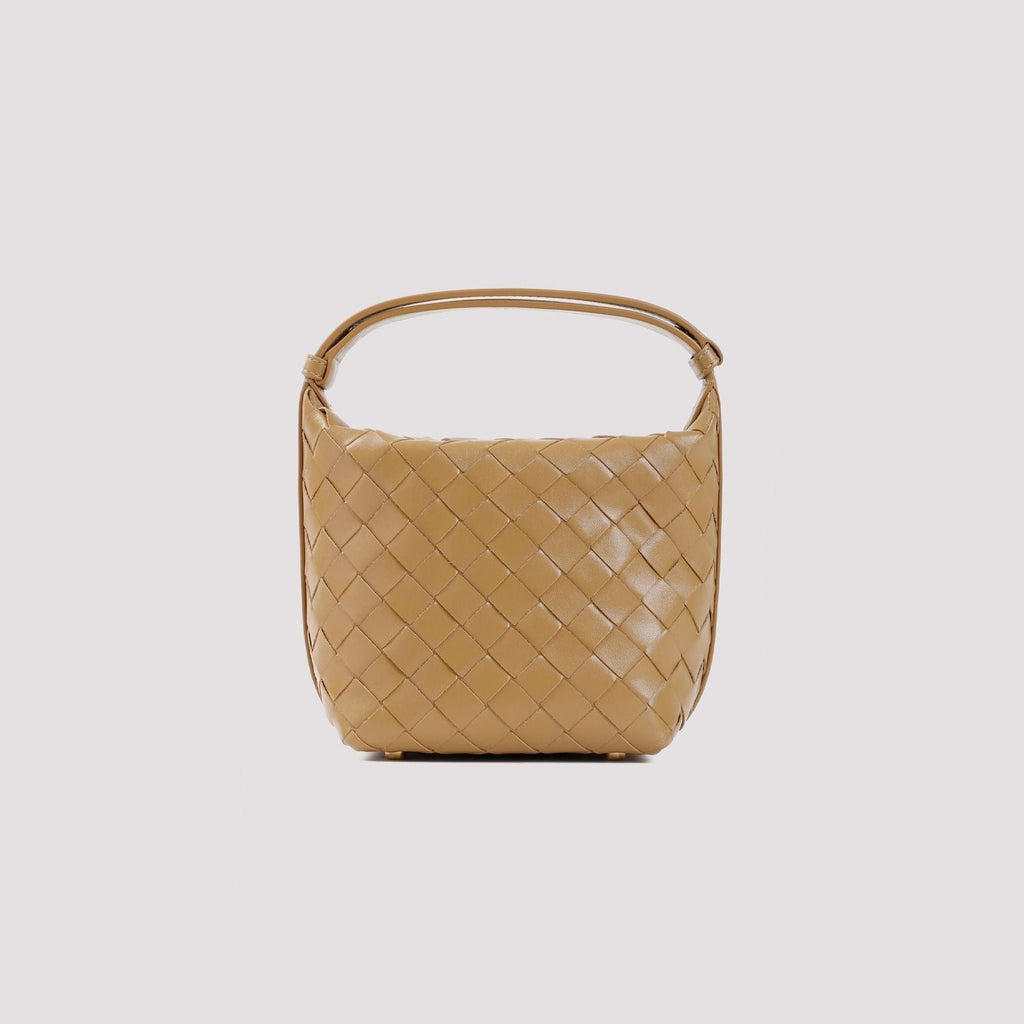 BOTTEGA VENETA Candy Wallace Mini Leather Handbag (13.5x15x11.5 cm)