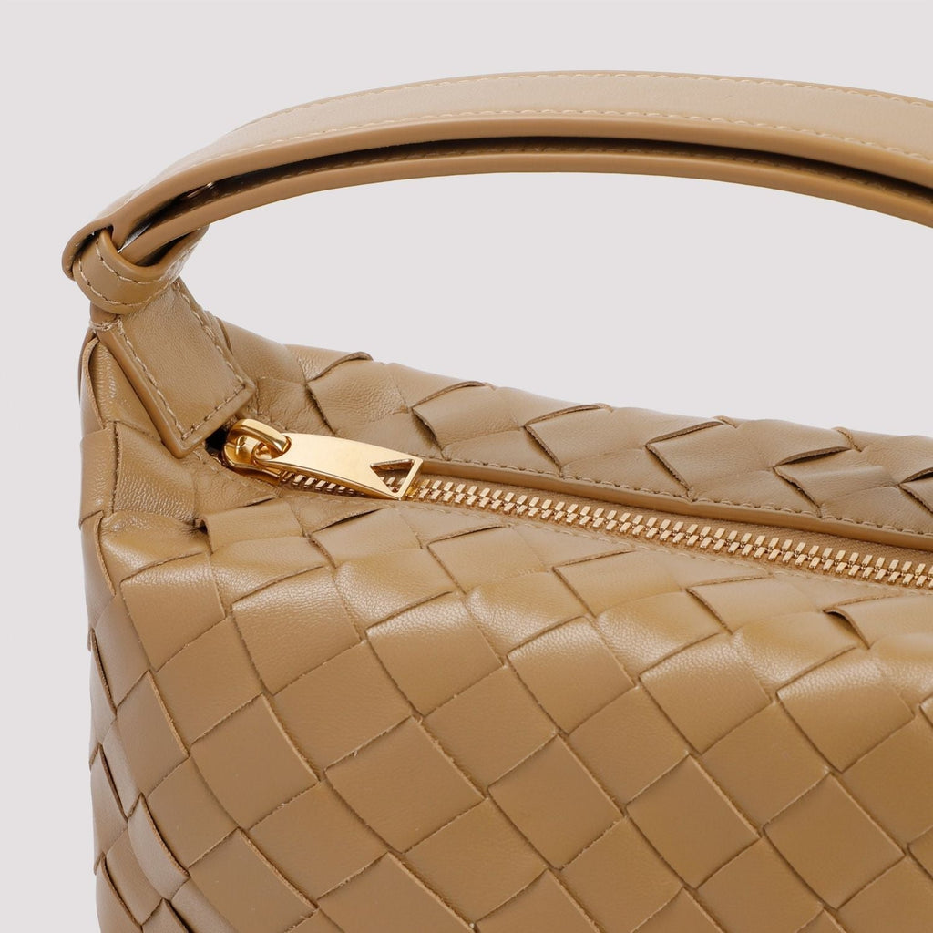 BOTTEGA VENETA Candy Wallace Mini Leather Handbag (13.5x15x11.5 cm)