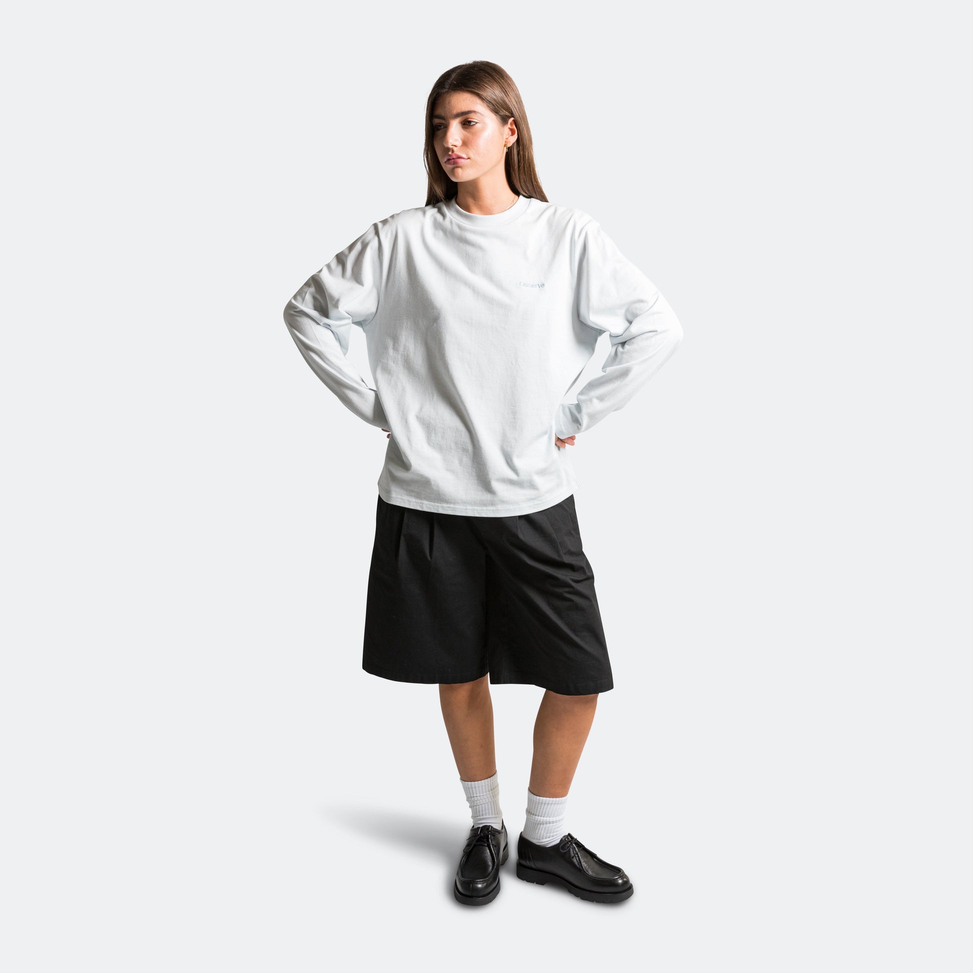 Long Sleeve T-Shirt - Ice Blue