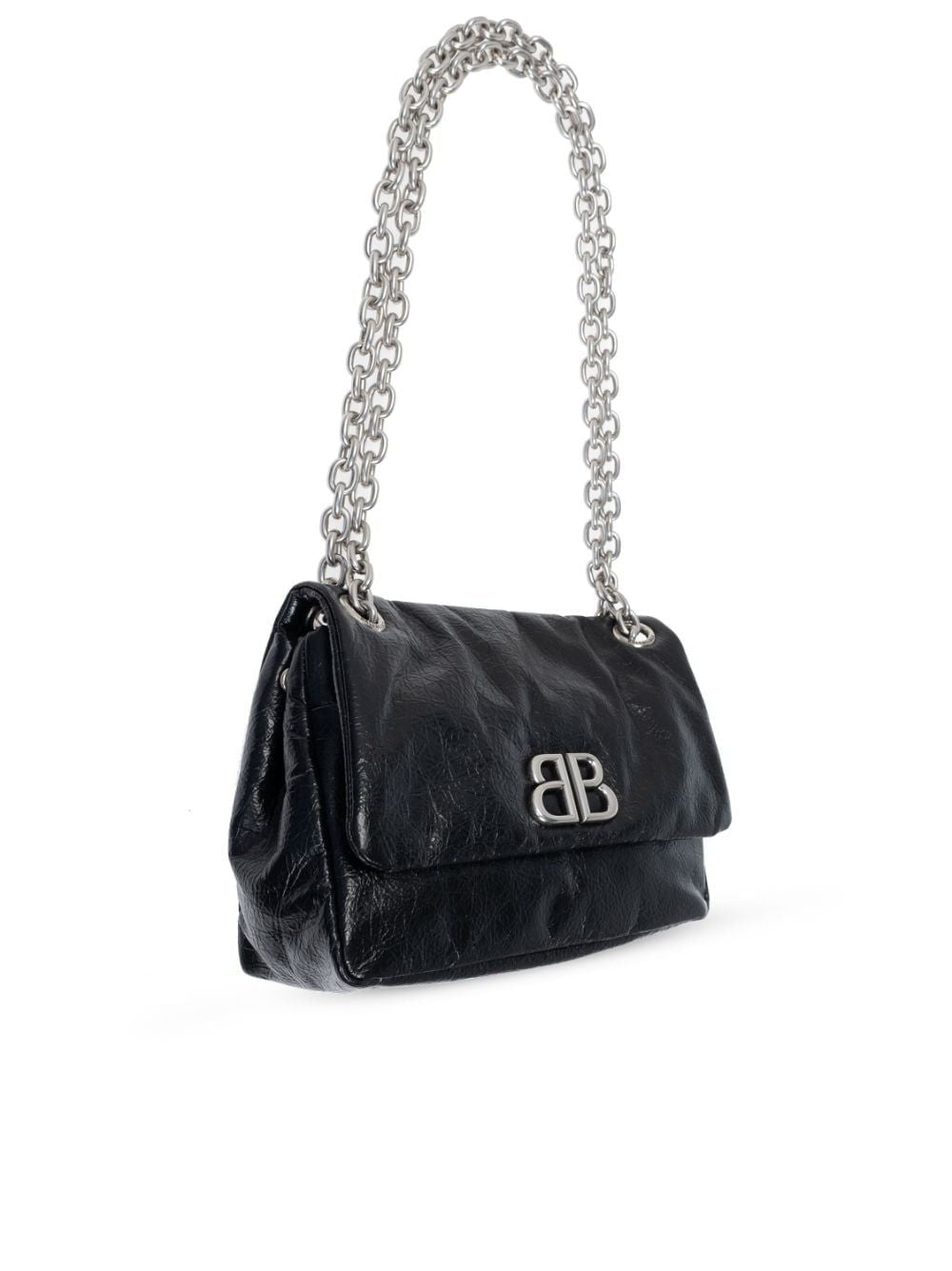 BALENCIAGA Elegant Mini Monaco Handbag - 22x15x7 cm