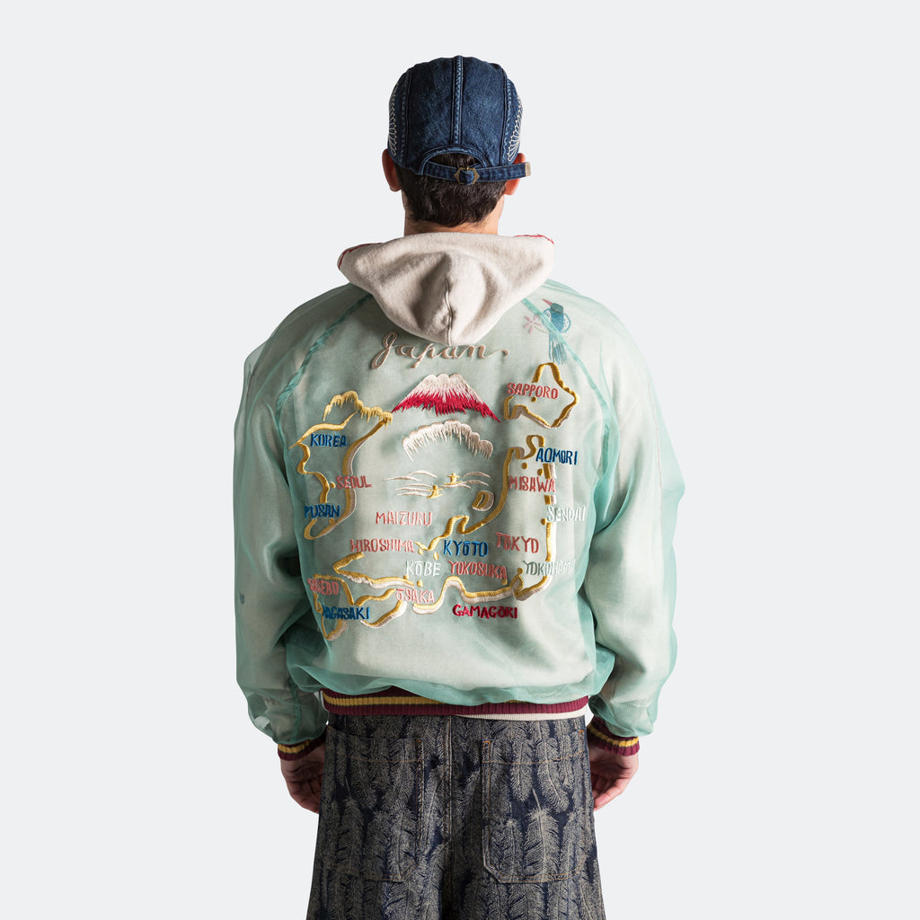 Sheer Pearl Souvenir JKT (JAPAN) - MossGreen