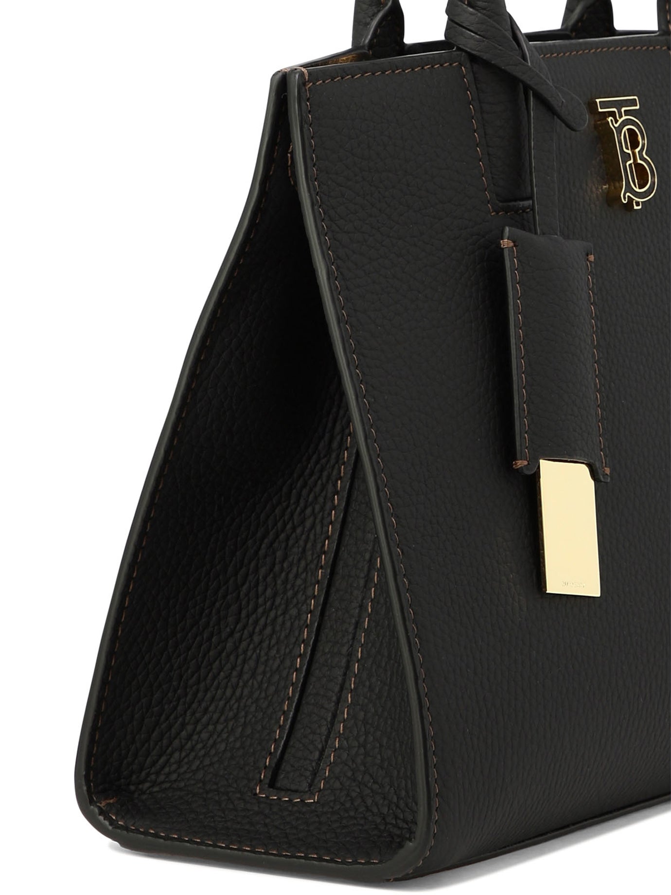 BURBERRY 'Mini Frances' Women's Black Calf Leather Handbag for Fall/Winter 2024