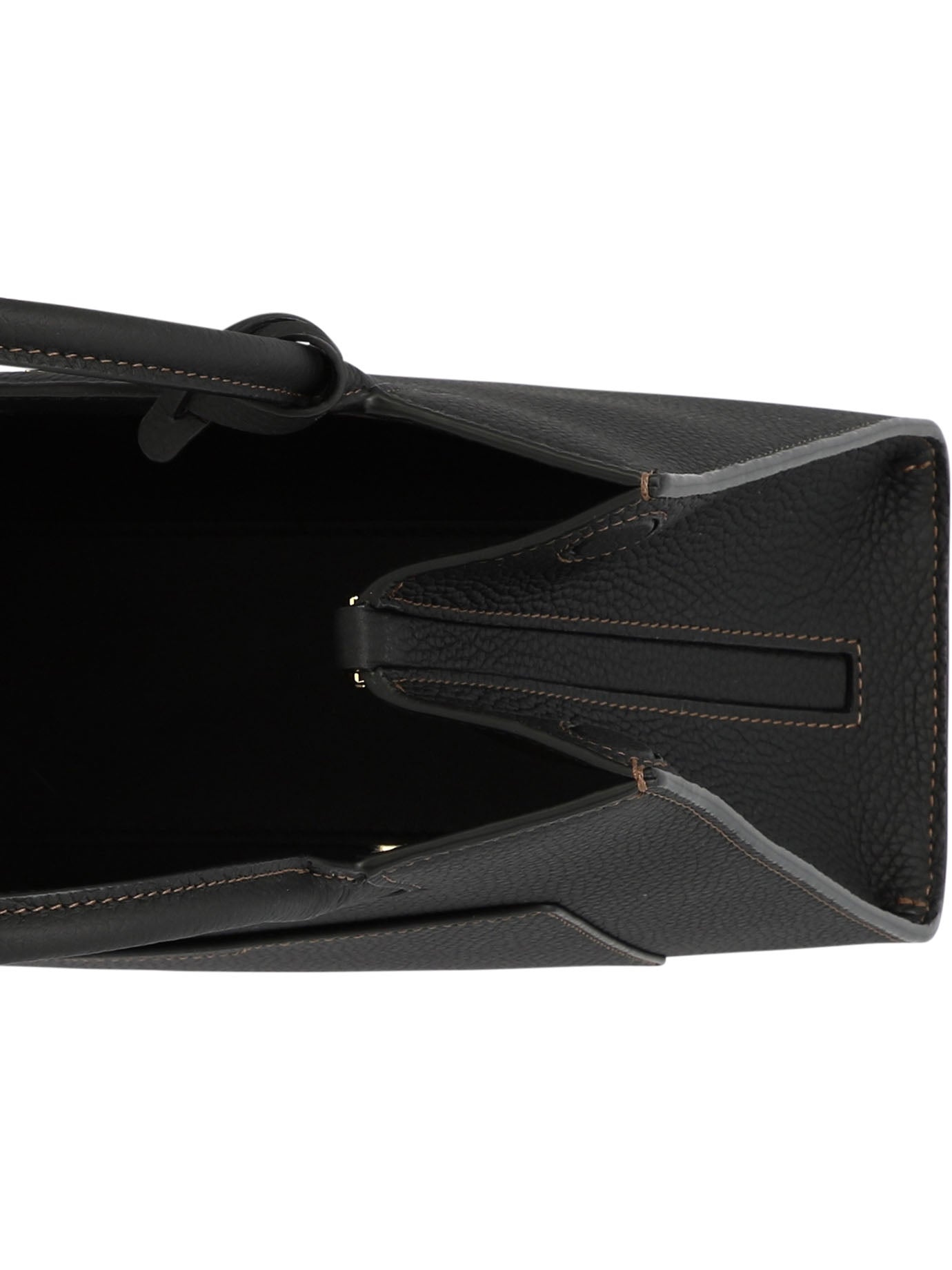 BURBERRY 'Mini Frances' Women's Black Calf Leather Handbag for Fall/Winter 2024