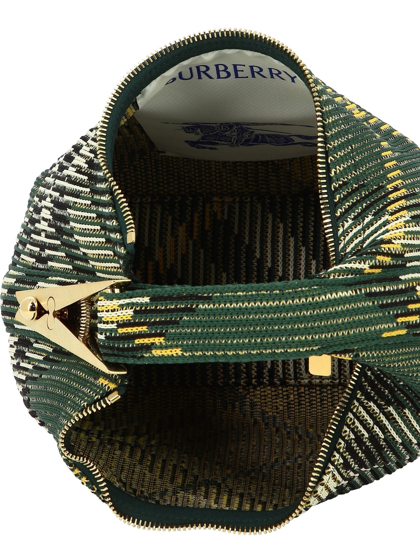 BURBERRY 'Mini Peg' Green Crossbody Handbag for Women – Spring/Summer 2024 Collection