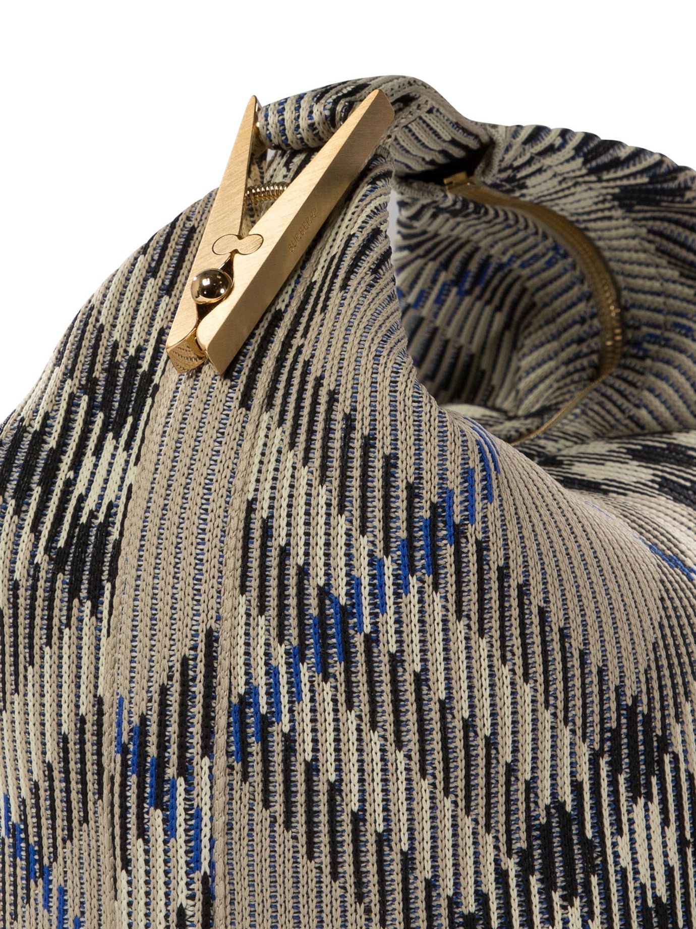 BURBERRY Mini Peg Shoulder Handbag in Lush Green