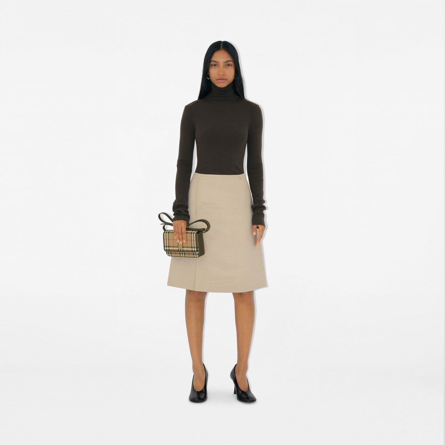 BURBERRY Elegant Hampshire Mini Handbag
