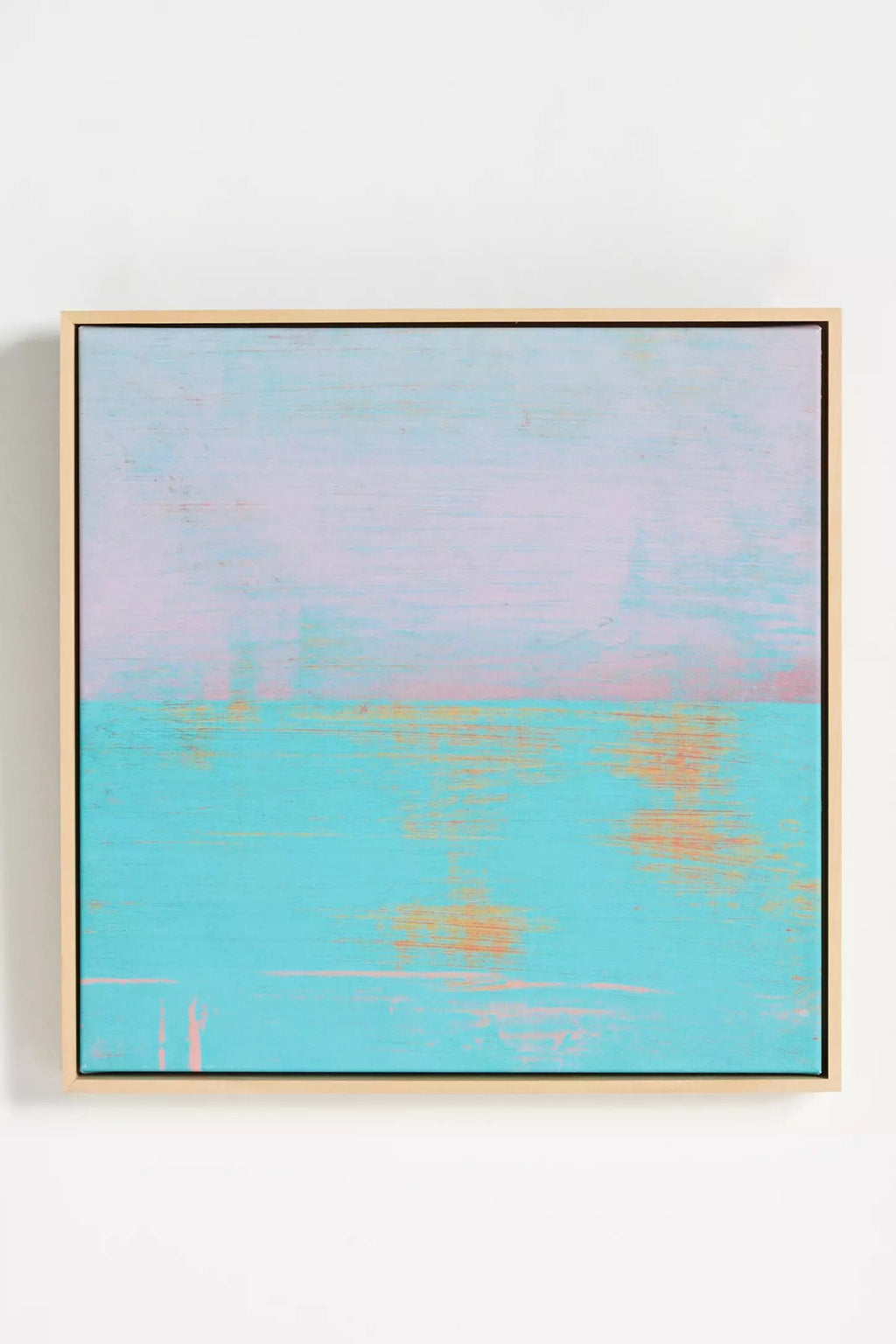 Abstract Pop Wall Art - Pink Turquoise