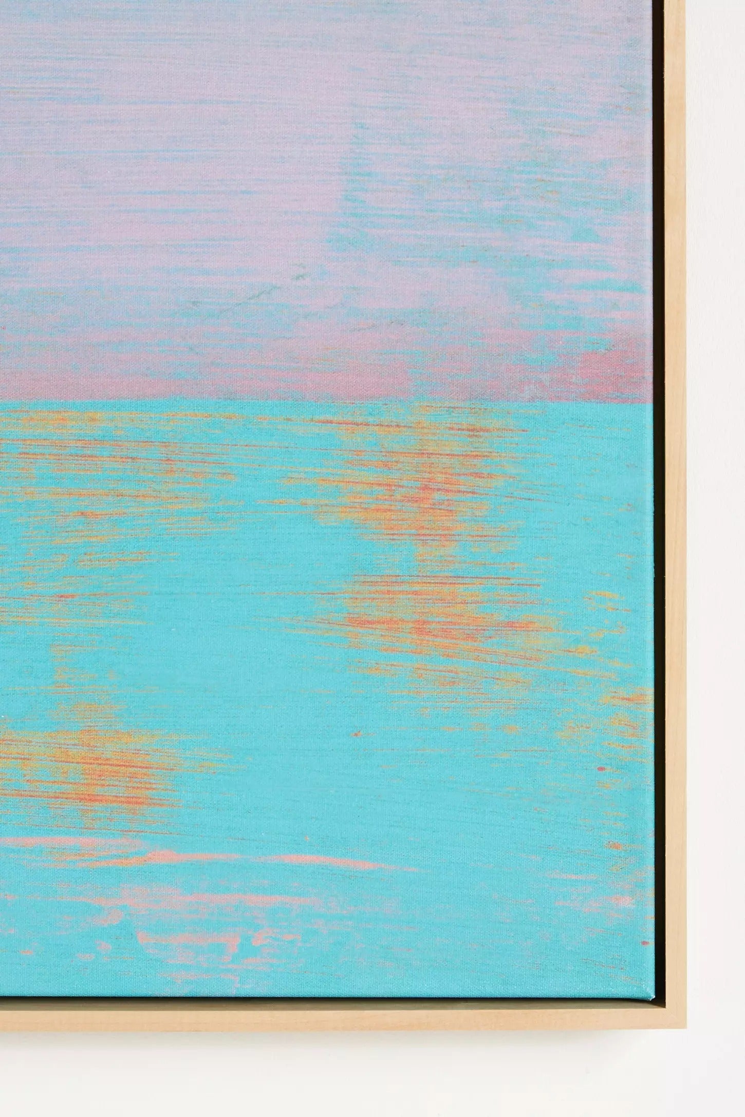 Abstract Pop Wall Art - Pink Turquoise
