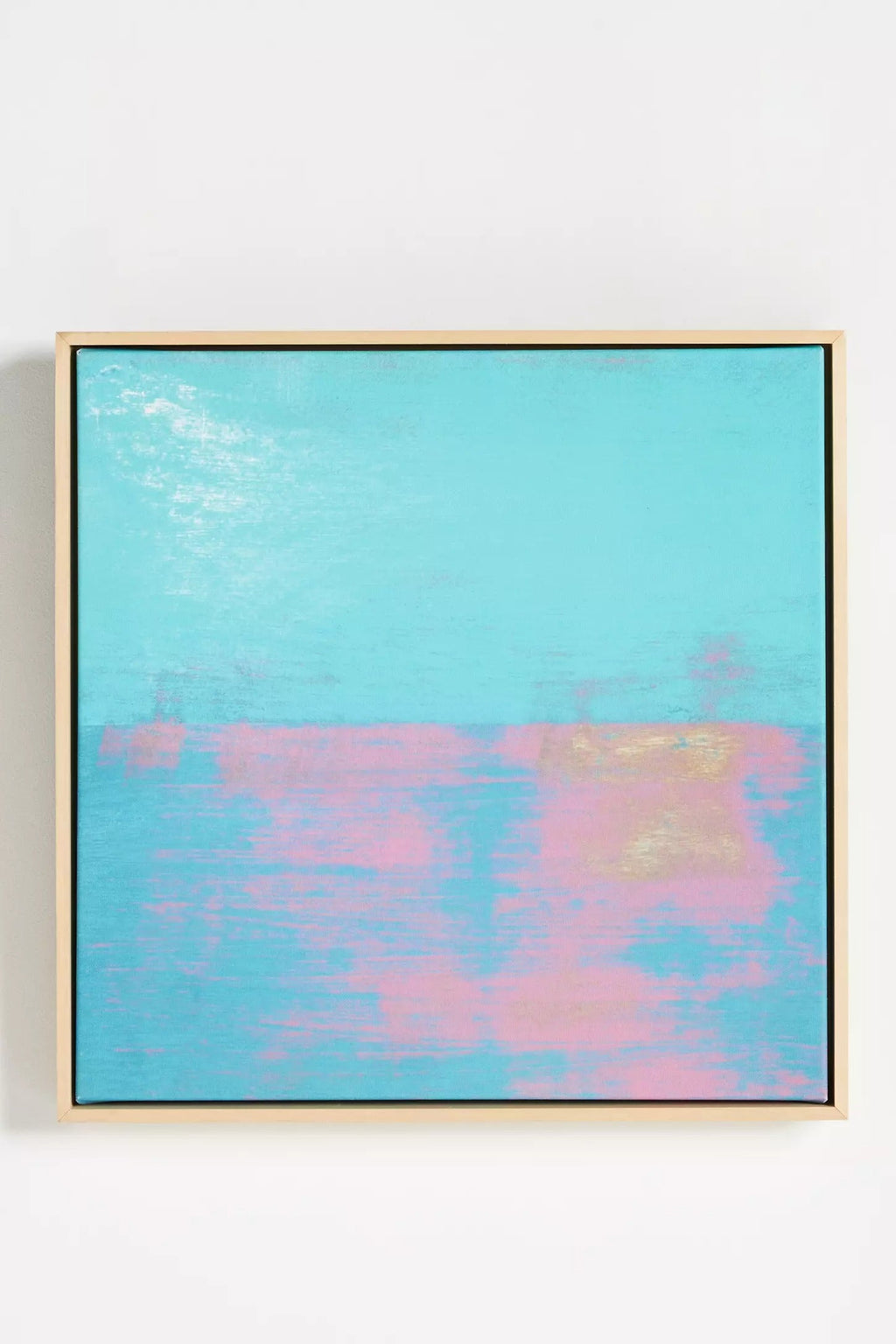 Abstract Pop Wall Art - Blue Pink