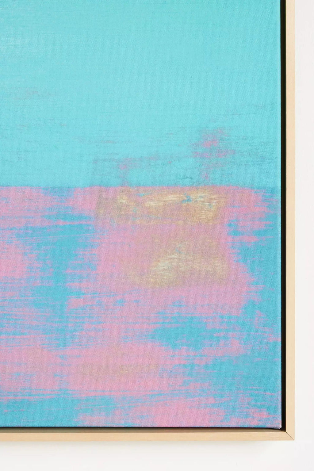 Abstract Pop Wall Art - Blue Pink