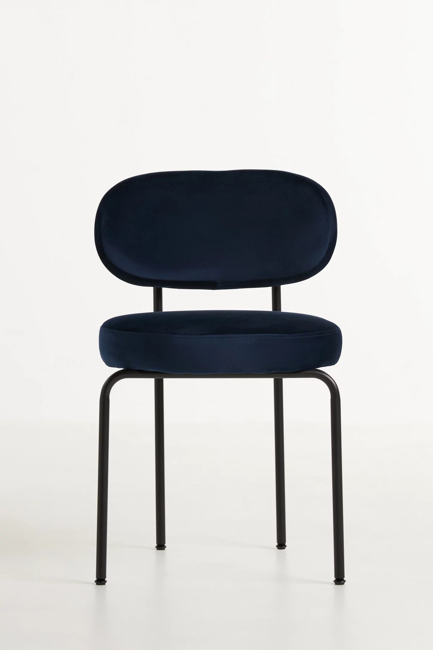 Velvet Tashi Dining Chair - Navy