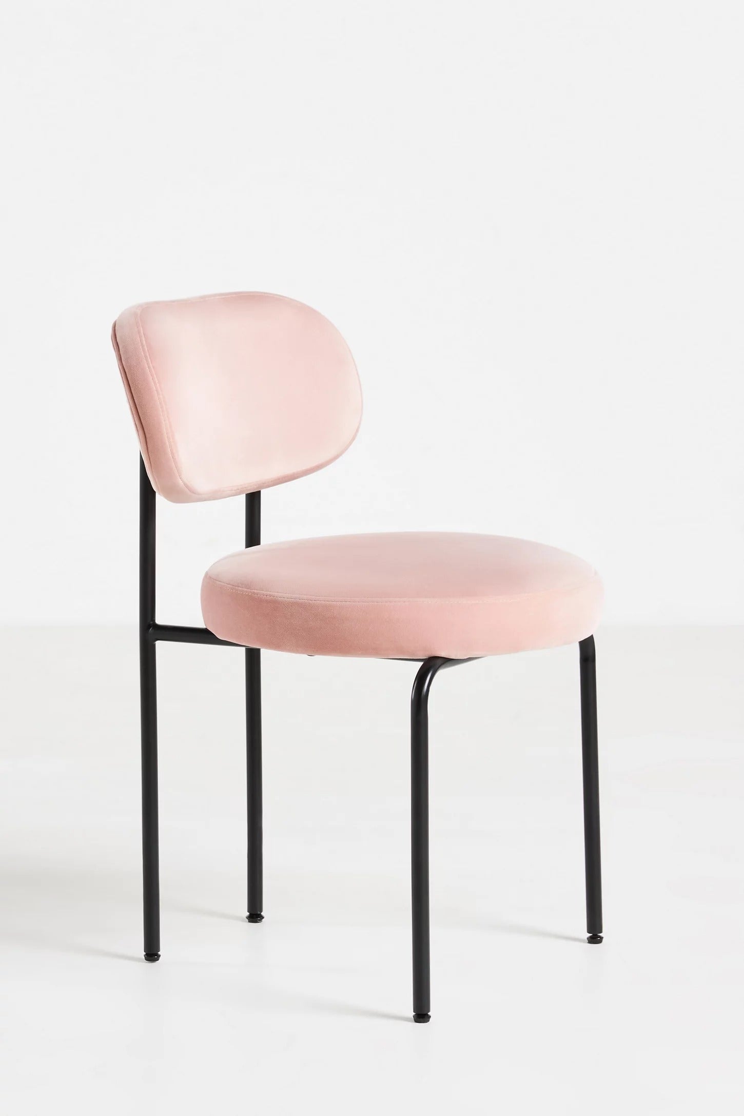 Velvet Tashi Dining Chair - Pink