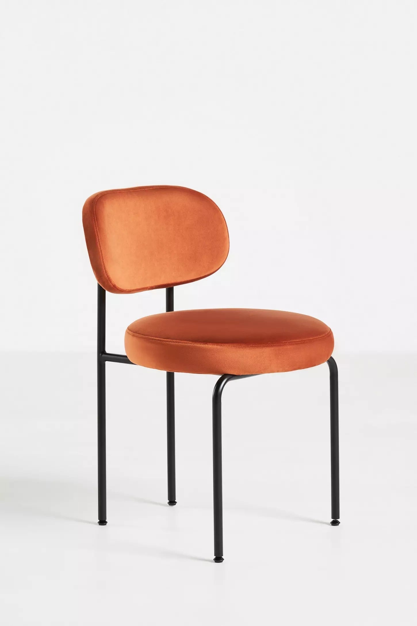 Velvet Tashi Dining Chair - Orange