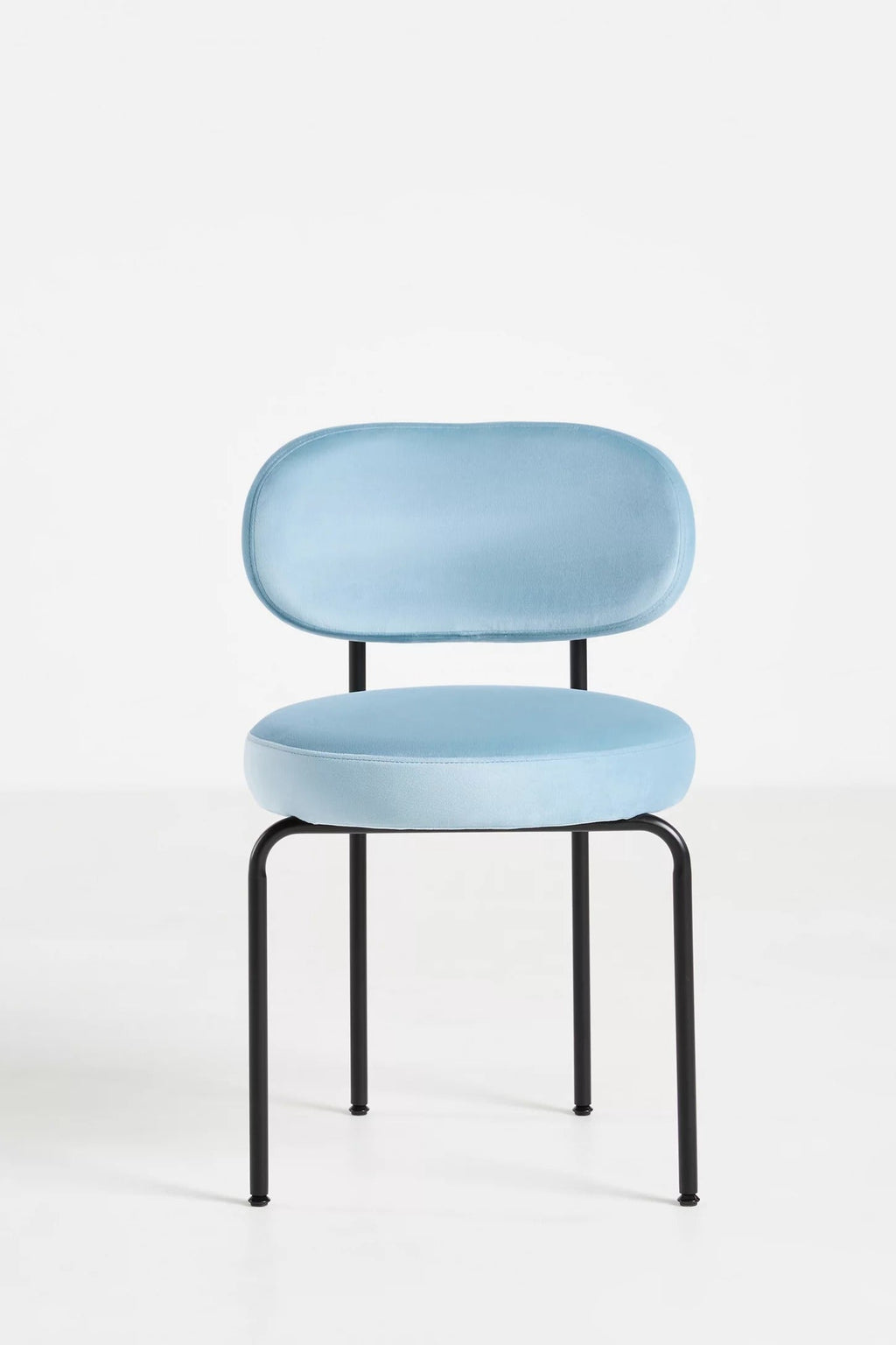 Velvet Tashi Dining Chair - Light Blue