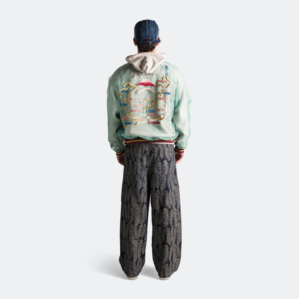 Sheer Pearl Souvenir JKT (JAPAN) - MossGreen