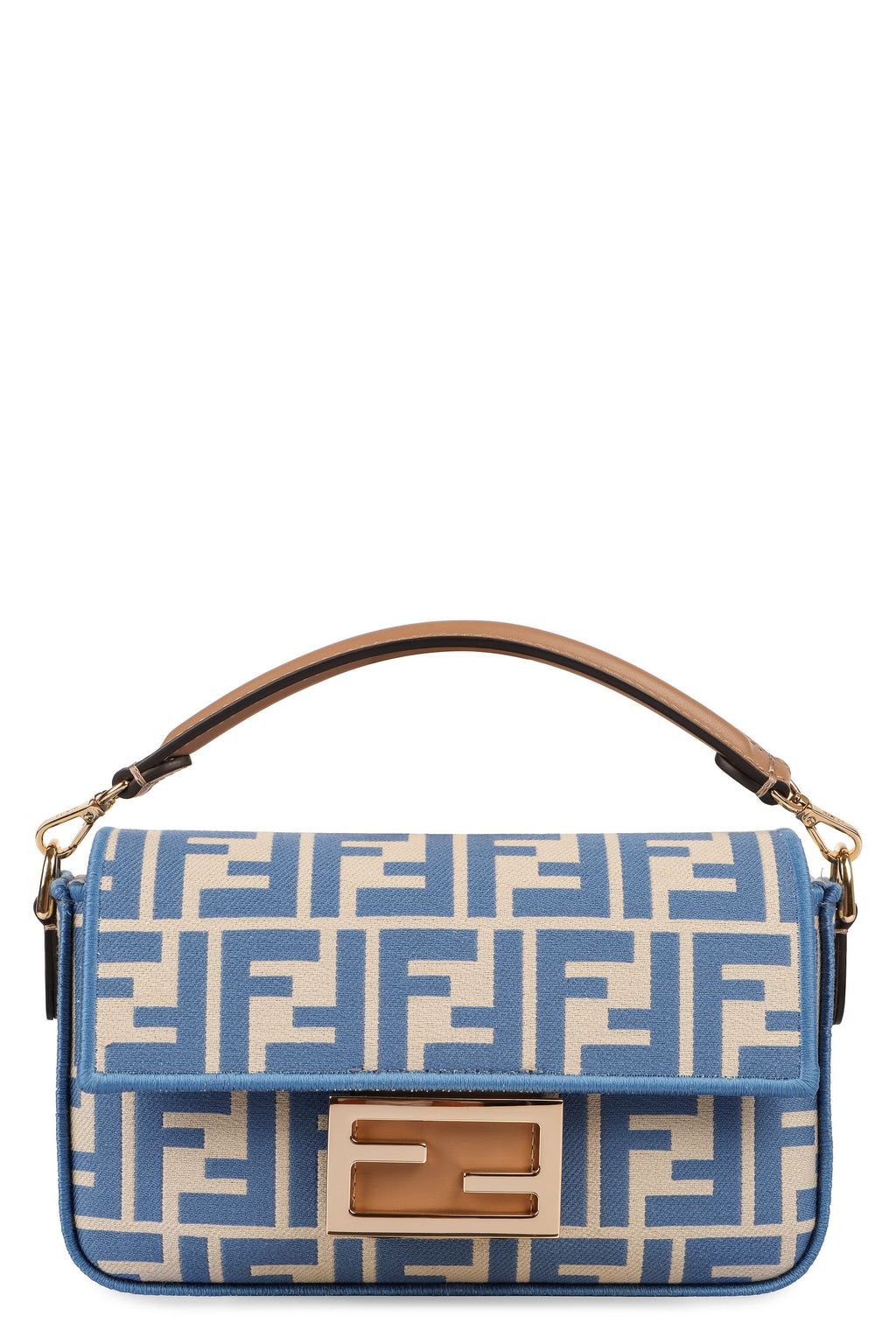 FENDI Chic Mini Baguette Handbag - Stylish Canvas Design