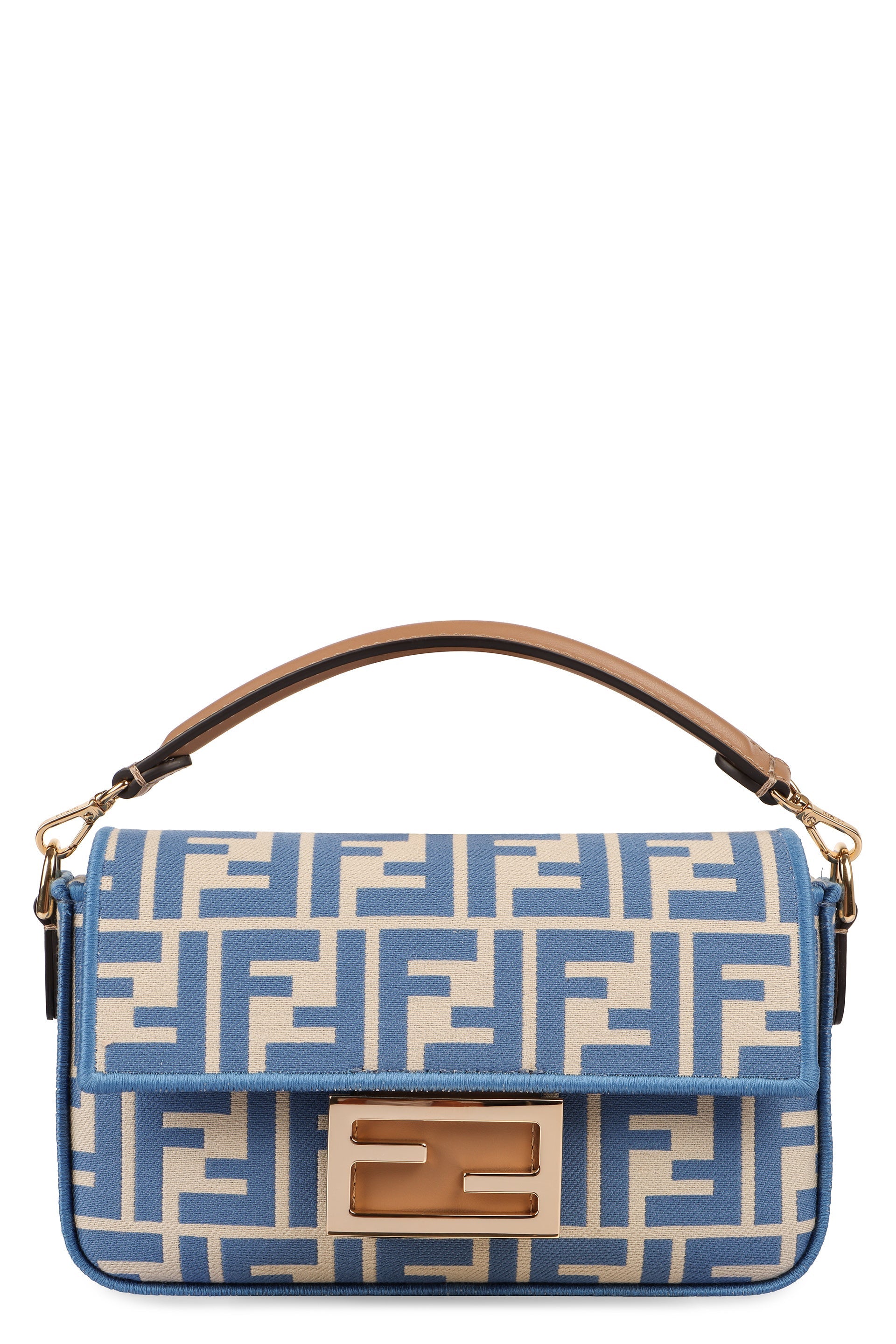 FENDI Chic Mini Baguette Handbag - Stylish Canvas Design
