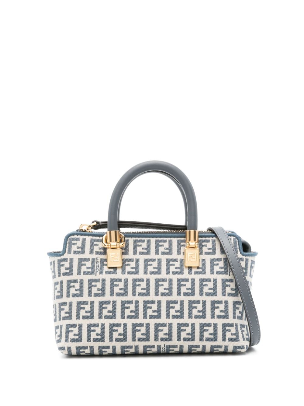 FENDI Mini King Crossbody in Natural Denim - Women's Spring/Summer Collection