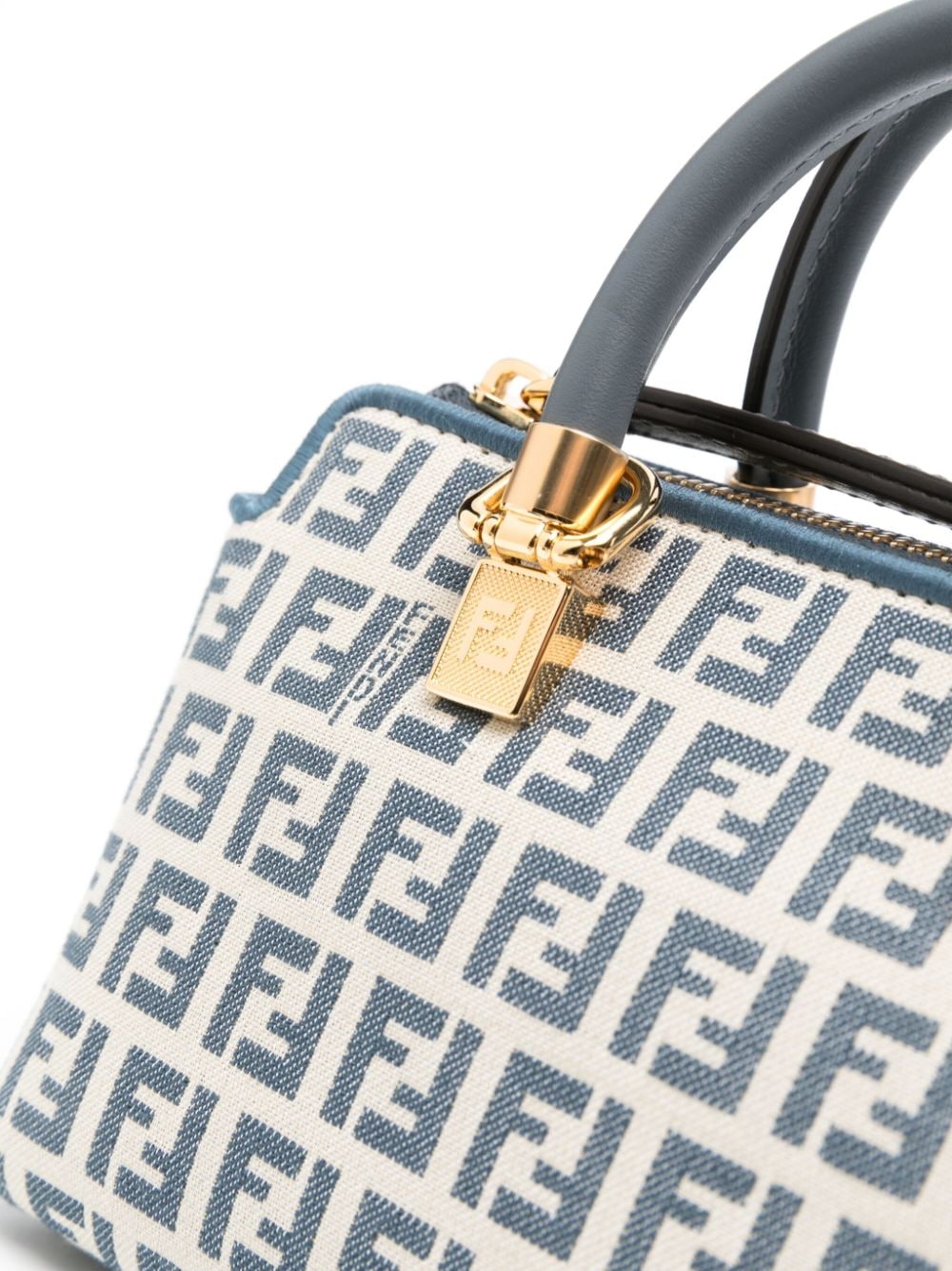 FENDI Mini King Crossbody in Natural Denim - Women's Spring/Summer Collection