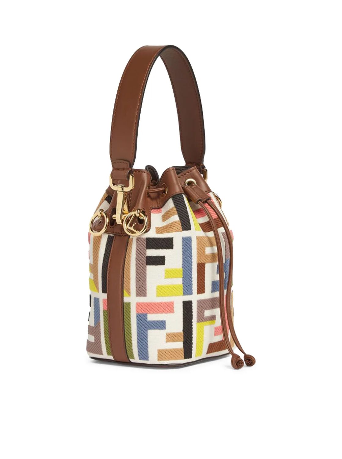 FENDI Mini Treasure Chic Handbag in Grezzo for Women - Spring/Summer 2024