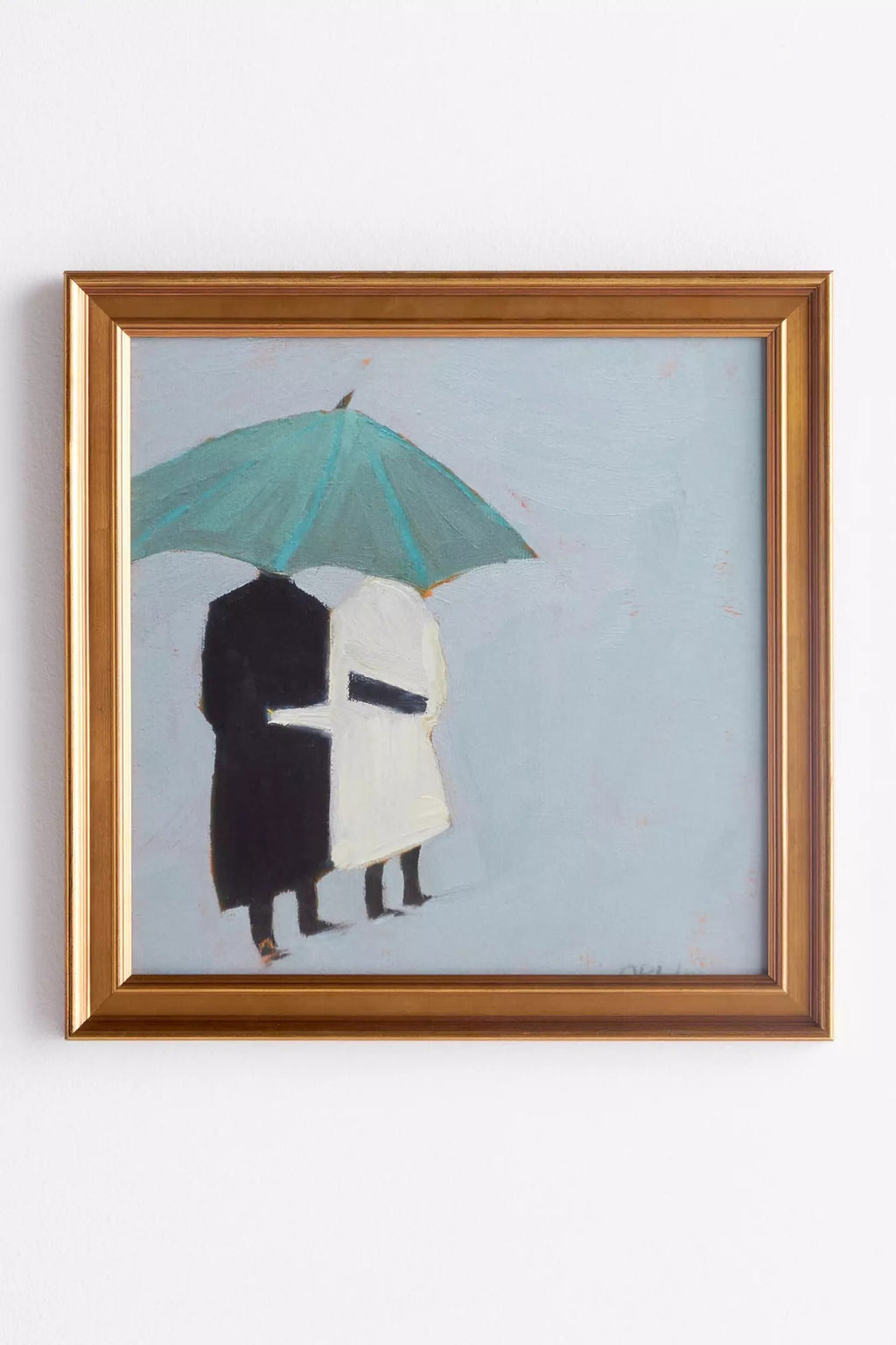 Umbrella Couple Wall Art