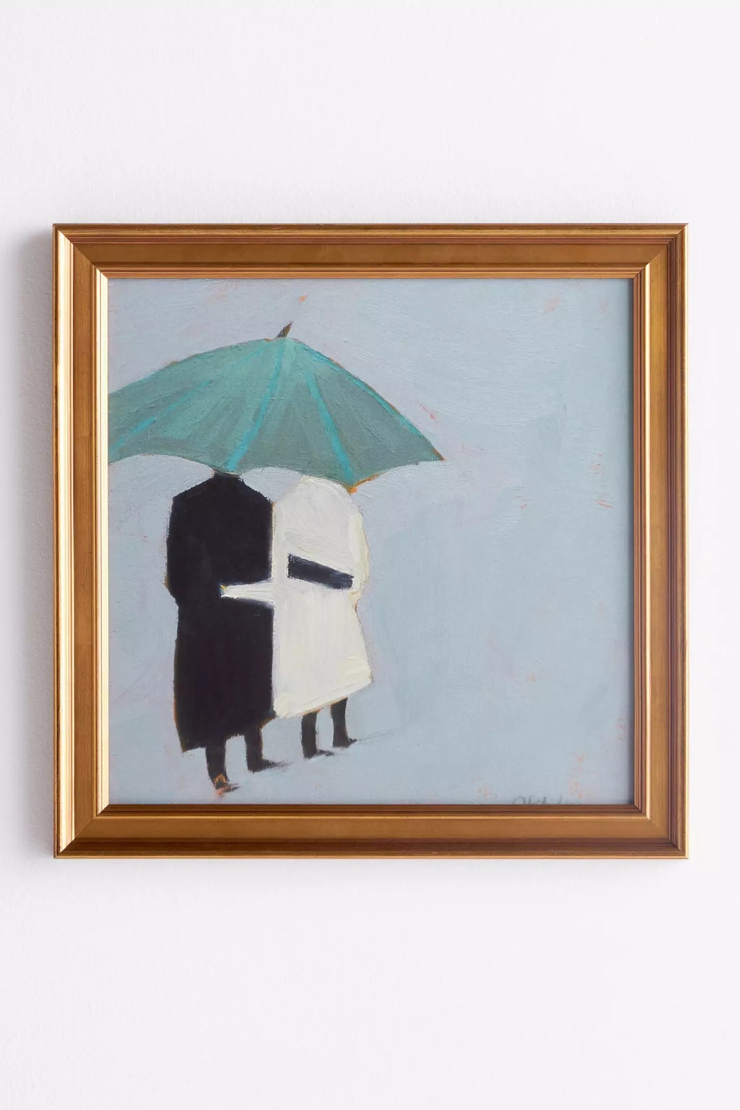Umbrella Couple Wall Art