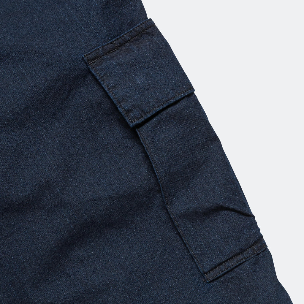 MIL 6 Pocket Indigo Ripstop Shorts - Sumi