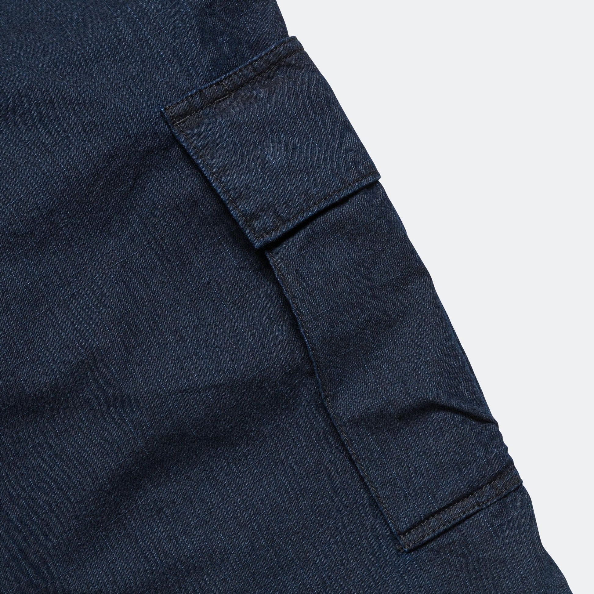MIL 6 Pocket Indigo Ripstop Shorts - Sumi